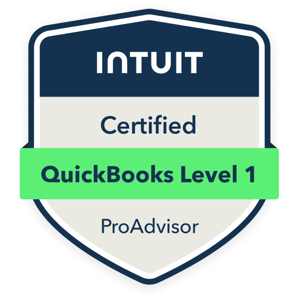Certificado QuickBooks Nivel 1
